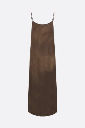 Anaya twill slip dress