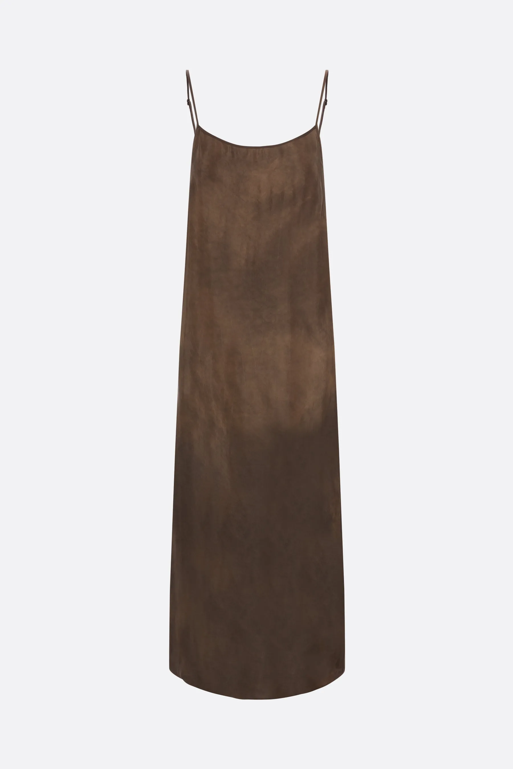 Anaya twill slip dress