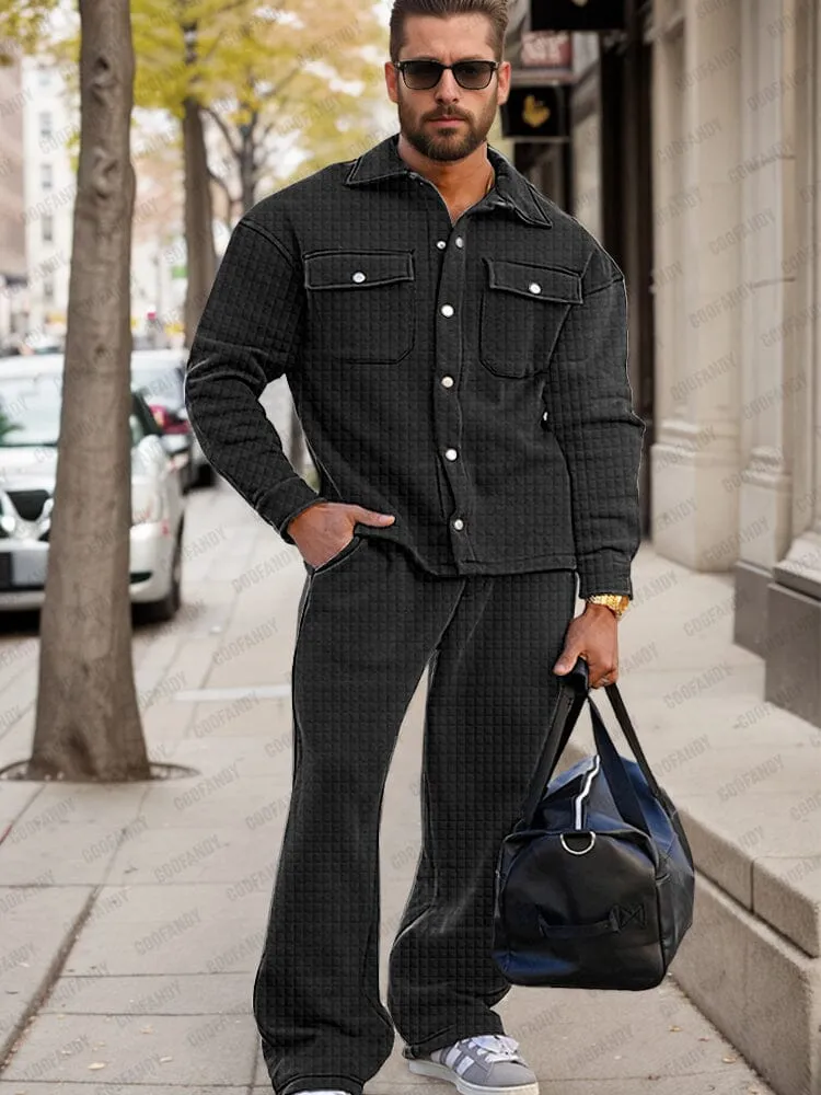 Casual Plaid 2-Piece Outfits
