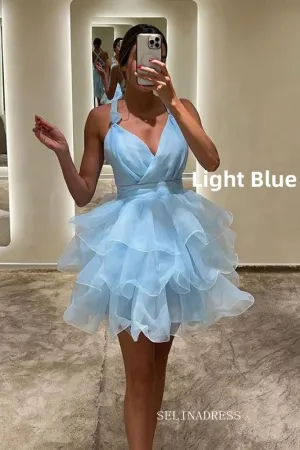 Cute Lyered Homecoming Dresses Hoco Dress #EWR555