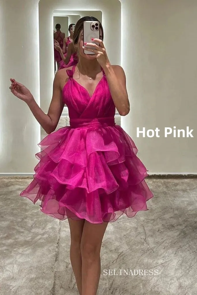 Cute Lyered Homecoming Dresses Hoco Dress #EWR555