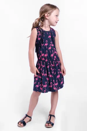 Imoga Petra Girls Dress - Flamingo (Size 2 left)