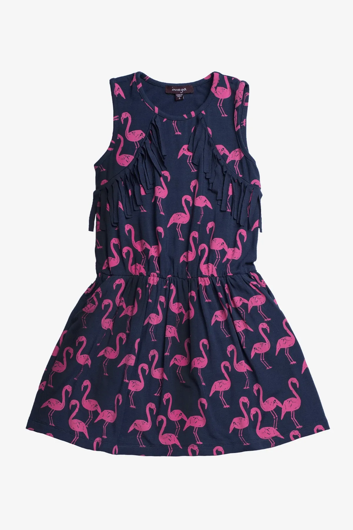 Imoga Petra Girls Dress - Flamingo (Size 2 left)