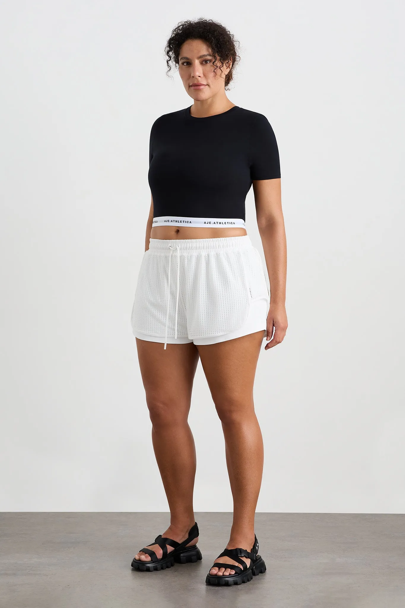 Mesh Layered Running Shorts 645