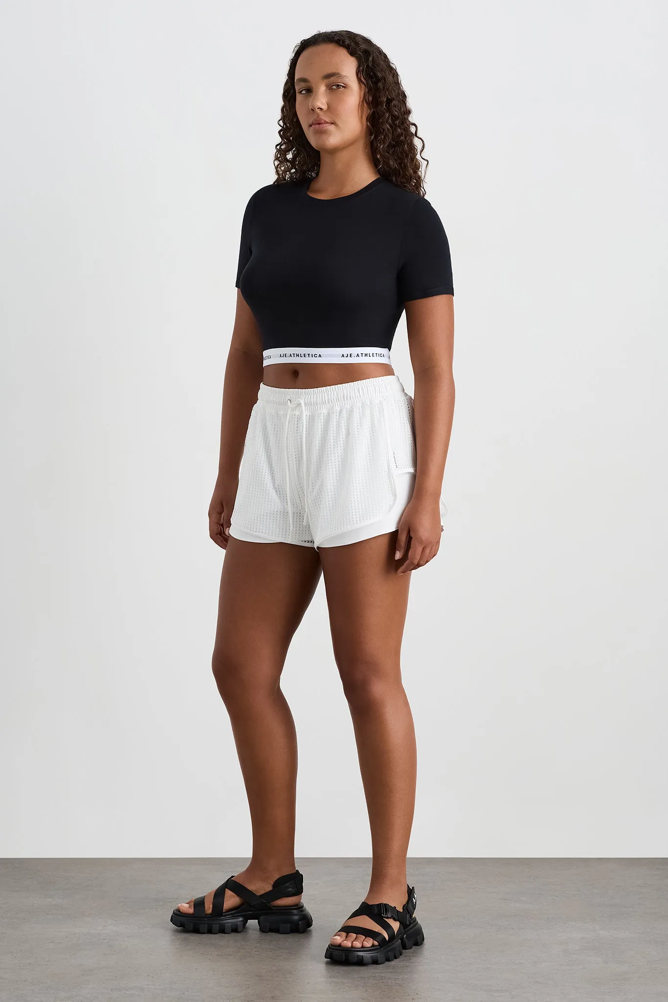 Mesh Layered Running Shorts 645