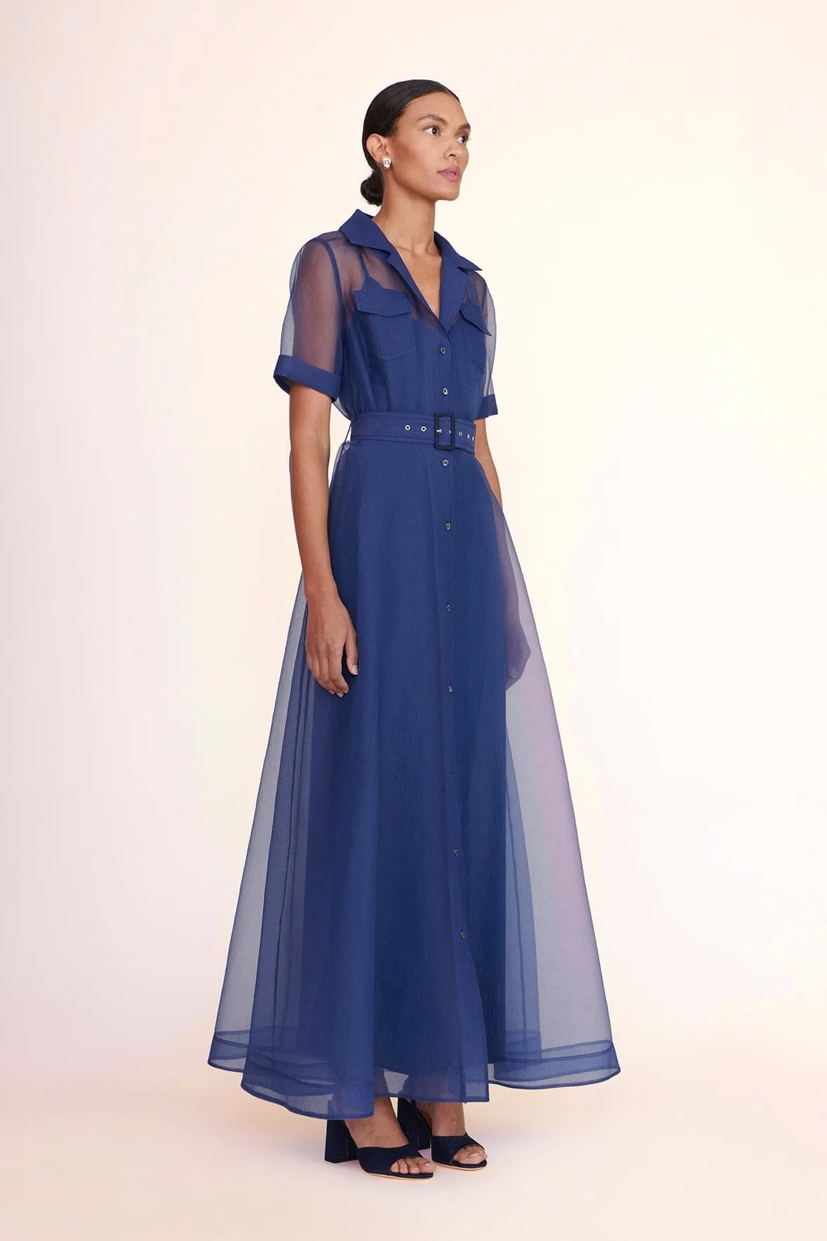 MILLIE DRESS | NAVY ORGANZA