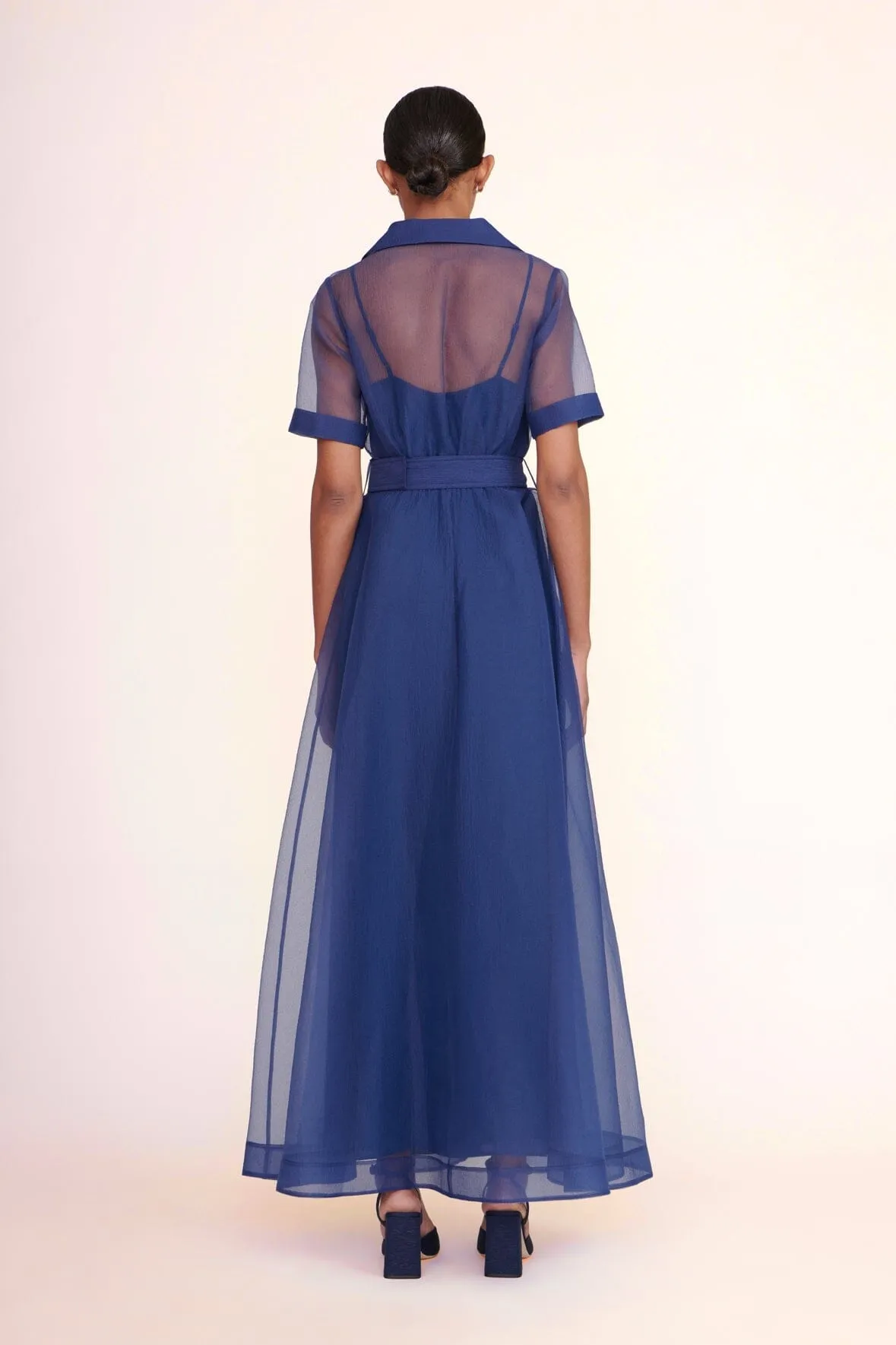 MILLIE DRESS | NAVY ORGANZA
